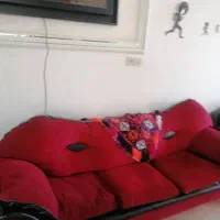 مبل راحتی تمیز ۷ نفره و ۵ نفره پارچه‌ای