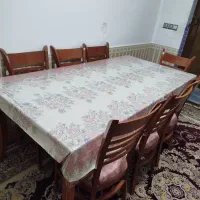 میز غذاخوری ۸نفره تمیز وشیک