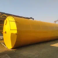 تانکر  مخزن فلزی آهنی  سفید سیاه