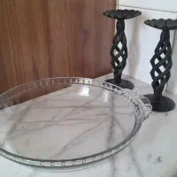 ظرف پیرکس و پایه شمع