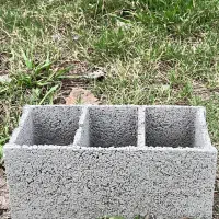 بلوک ته پر شن و ماسه سیمان نرده باغچه ای
