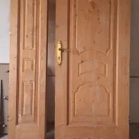 درب دوتکه چوب روس