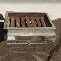 بخاری طرح شومینه بزرگ و|بخاری، هیتر، شومینه|آق قلا, |دیوار