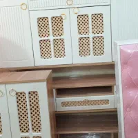 ست کنسول میز حصیری