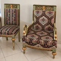 میزناهار خوری ۸ نفره به همراه مبل استیل ۹ نفره|میز و صندلی غذاخوری|تهران, امیرآباد|دیوار