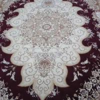 فرش ۱۲ متری گل برجسته سالم سالم