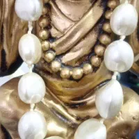 گردنبند مروارید دانهدرشت طرح سلطنتی با کیفیت بالا