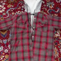 کت چهارخونه تو خز پاییزه