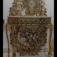 اینه و شمعدان برنز