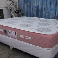 باکس تشک دو نفره قطر ۳۰ رویال مدل گلدار