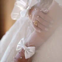 دستکش و کاپ کلاه مجلسی