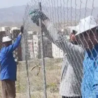 فنس کشی   ،  سیم خاردار،  حصارکشی با بلوک