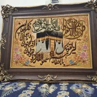 تابلو فرش دستباف با نخ ابریشم