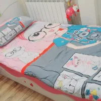 ست تخت و کمد کودک و نوجوان، برند آپادانا، شرکتی|تخت و سرویس خواب|رشت, باهنر|دیوار