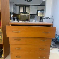 کمد چوبی لباس چهار طبقه