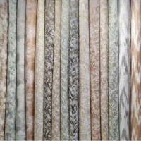 پرده مینیمال پانچ آماده مدل دار پذیرایی|پرده، رانر، رومیزی|اصفهان, سرچشمه|دیوار