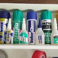 چسب 123 فست فیکس 500 میل کاغذی پهن سیلیکون اینه