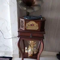 گرامافون بامیزدرحدنو سالم برند آنتیک اصل