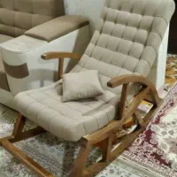 صندلی راک راحتی مدرن از محکمترین نوع چوب مقاوم راش