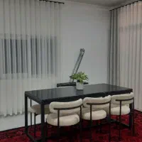میز ناهارخوری لینا نهارخوری پایه فلز تدیJF5