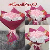 گل رز ربانی زیبا|گل مصنوعی|نیشابور, شهرآرا|دیوار