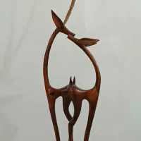 غزال چوبی جفت