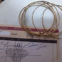 ۶النگوطلا مفتولی سایز2 با فاکتور زیرقیمت|جواهرات|کرمان, |دیوار