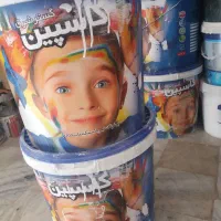 سطل رنگ خالی سالم|ظروف نگهدارنده، پلاستیکی، یکبارمصرف|بیرجند, |دیوار