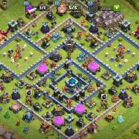 . اکانت کلش آف کلنز تاون۱۳ مکس