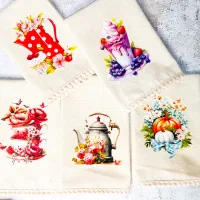 دستمال چاپی دکوراتیو