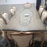 میز نهار خوری ده نفره درحد نو
