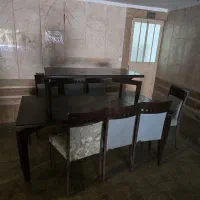 میز هفت نفره با جلو مبلی|میز و صندلی غذاخوری|تهران, باغ فیض|دیوار