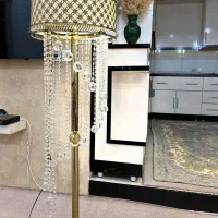 لوستر زمینی بدنه طلایی