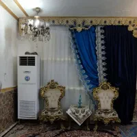 پرده ترک حاشیه ابریشمی سلطنتی