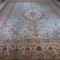 یک جفت فرش تمام ابریشم نوقابل معاوضه باماشین|فرش|اصفهان, نقش جهان|دیوار