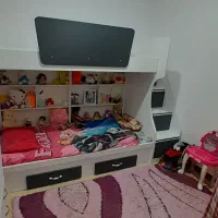 فروش تخت ۲طبقه ام دی اف.در حد|تخت و سرویس خواب|باغستان, |دیوار