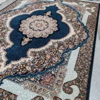 یک تخته فرش 9متری سلطان مدرن سورمه ای|فرش|قم, نیروگاه|دیوار