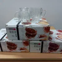 استکان پایه کوتاه  دسته دار