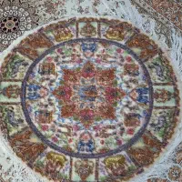 فرش گرد دستبافت