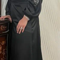 پیراهن ساتن استین بلند