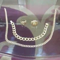 انگشترطلا مردانه دستبند وزنجیر کارتیر ۵۶گرم