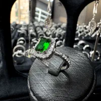 انگشترنقره روکش طلا سفید|جواهرات|ایلام, |دیوار