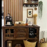 کافی بار، کافیبار،کنسول،کمد چوبی روستیک