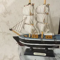 کشتی چوبی برای دکور بسیار زیبا