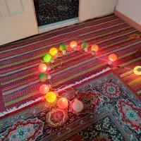 ریسه|ریسه و چراغ تزئینی|چهارباغ, |دیوار