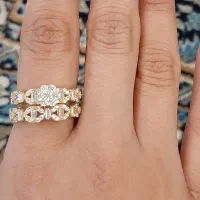 انگشتر های سولیتر و حلقه و پشت حلقه