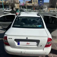 تیبا صندوق دار مدل ۹۶ سفید|خودرو سواری و وانت|یزد, |دیوار