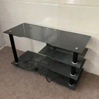 میزتلویزیون شیشه ای