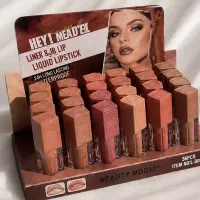 ست رژلب مایع + خط لب Beauty Model مات