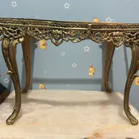 دو عدد میز عسلی برنجی با سنگ مرمر|مبلمان خانگی و میز عسلی|تبریز, |دیوار
